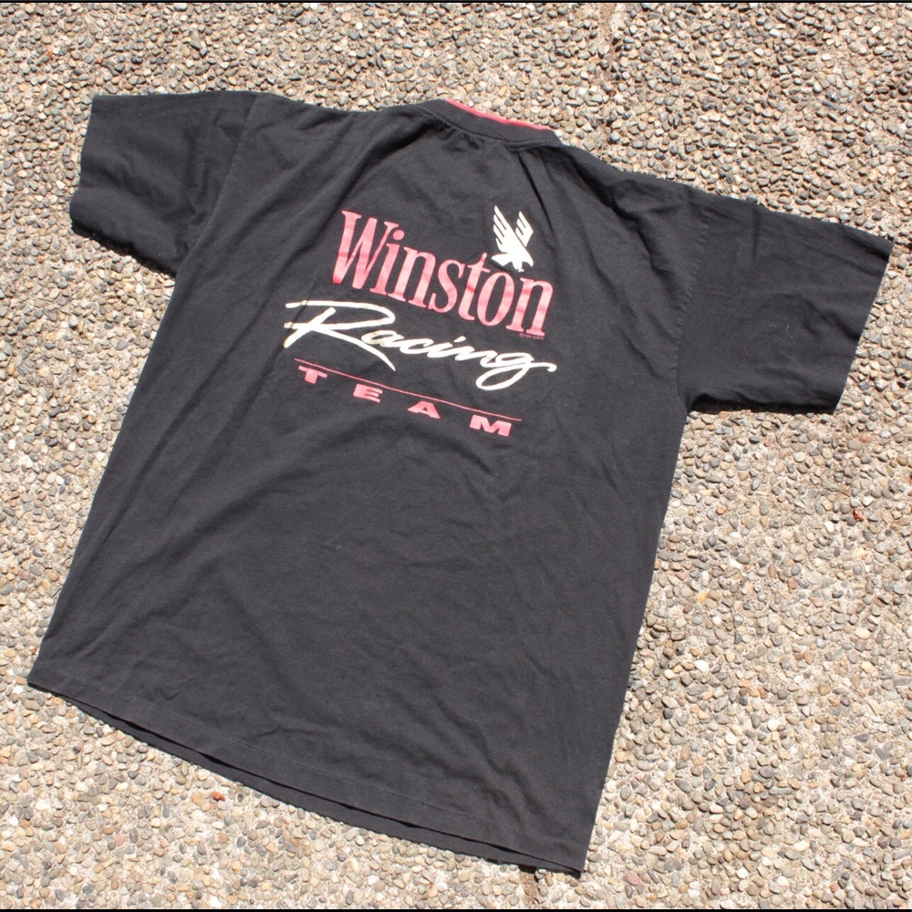 Vintage 1992 Winston Cigarettes Team Pocket Tee